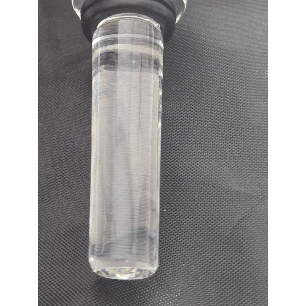 Unbranded Wine Bottle Stopper Clear Art Deco Style‎ Crystal Glass Fan Shape